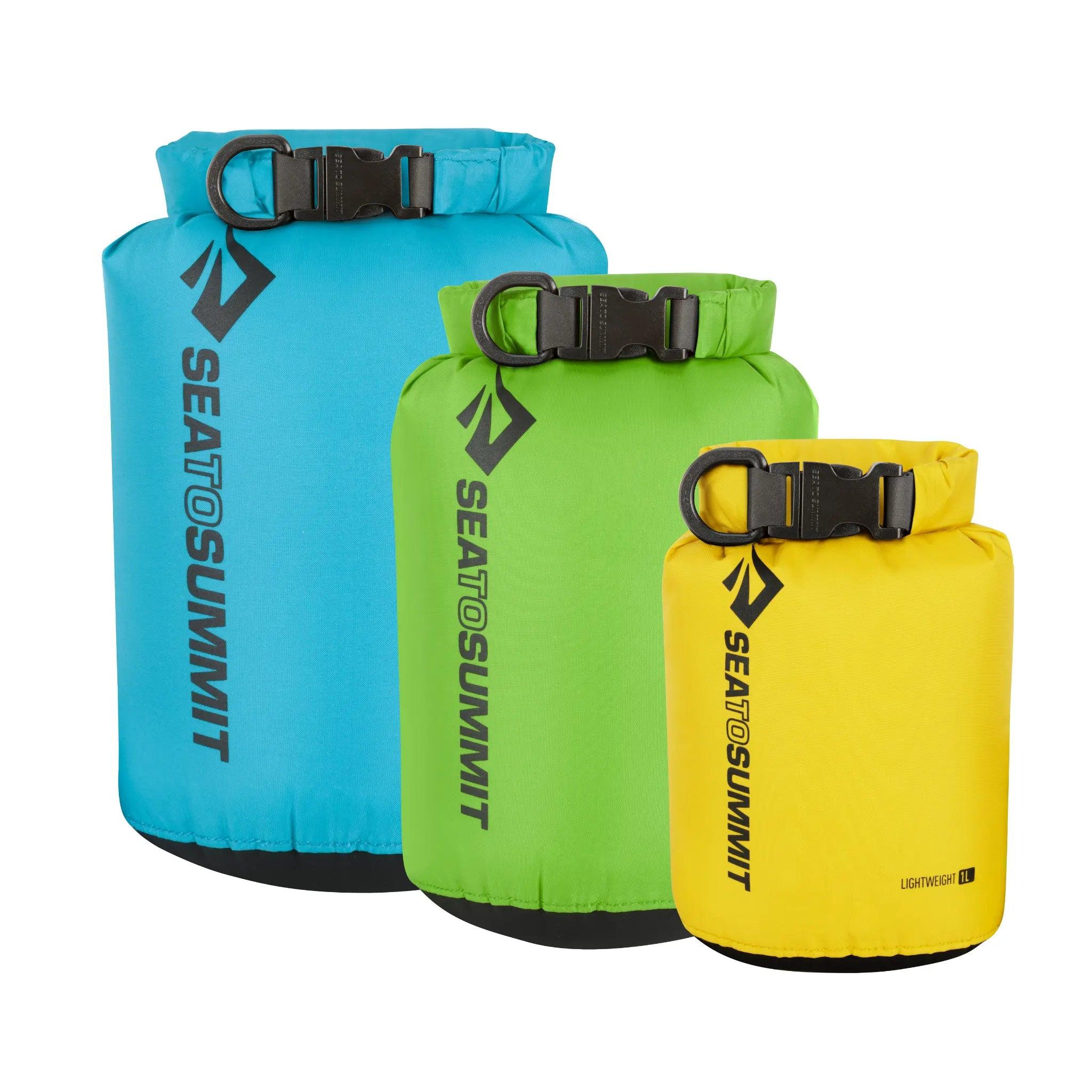 Lightweight 70D Dry Sack 3-Piece Set (4L, 8L, 13L) Multi-colour
