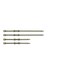 Stretch-Loc Mini Strap Set - [4 Piece]