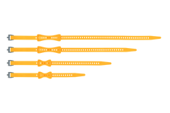 Stretch-Loc TPU Straps (4 Pack)