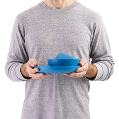 Camp Dinnerware Set w/ Mesh Sack - [6 Piece]