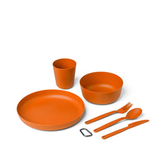 Camp Dinnerware Set w/ Mesh Sack - [6 Piece]