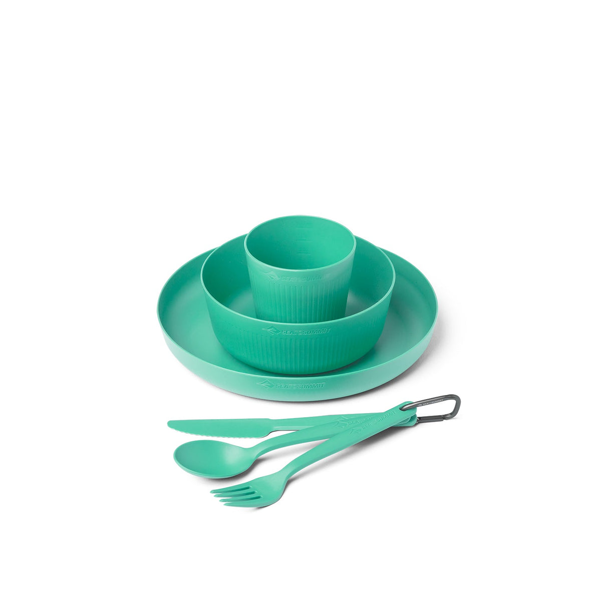 Camp Dinnerware Set w/ Mesh Sack - [6 Piece]