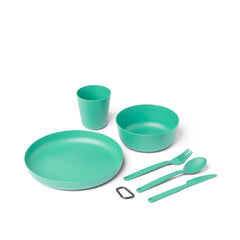 Camp Dinnerware Set w/ Mesh Sack - [6 Piece]