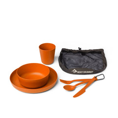 Camp Dinnerware Set w/ Mesh Sack - [6 Piece]