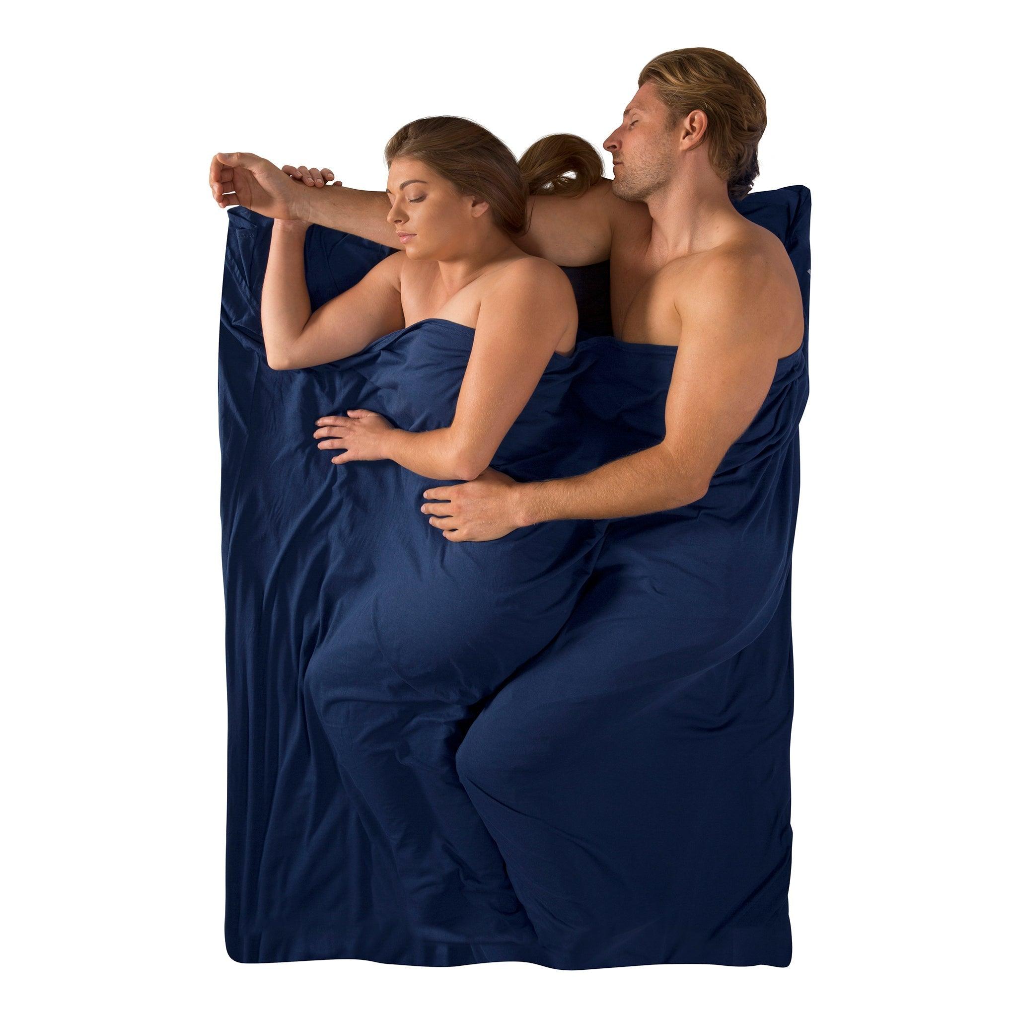 Double || Expander Travel Liner in Navy Blue