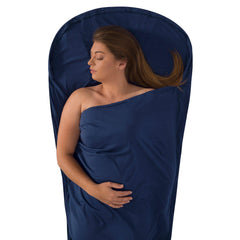 Mummy || Expander Travel Liner in Navy Blue