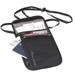 Travel Neck Wallet _ security _ black