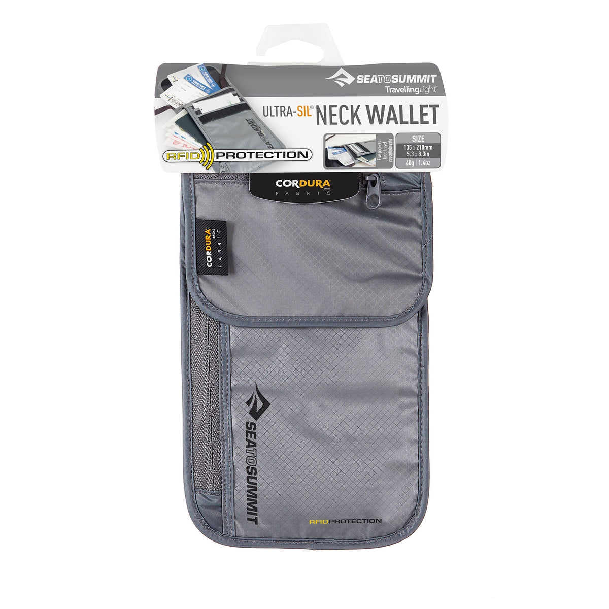 RFID Travel Neck Wallet _ protection