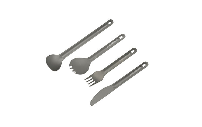 Description || Alpha Light Spoon, Fork and Knife Set