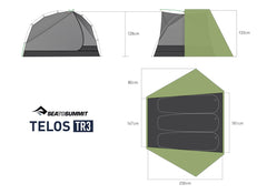 Telos TR3 - Three Person Freestanding Tent