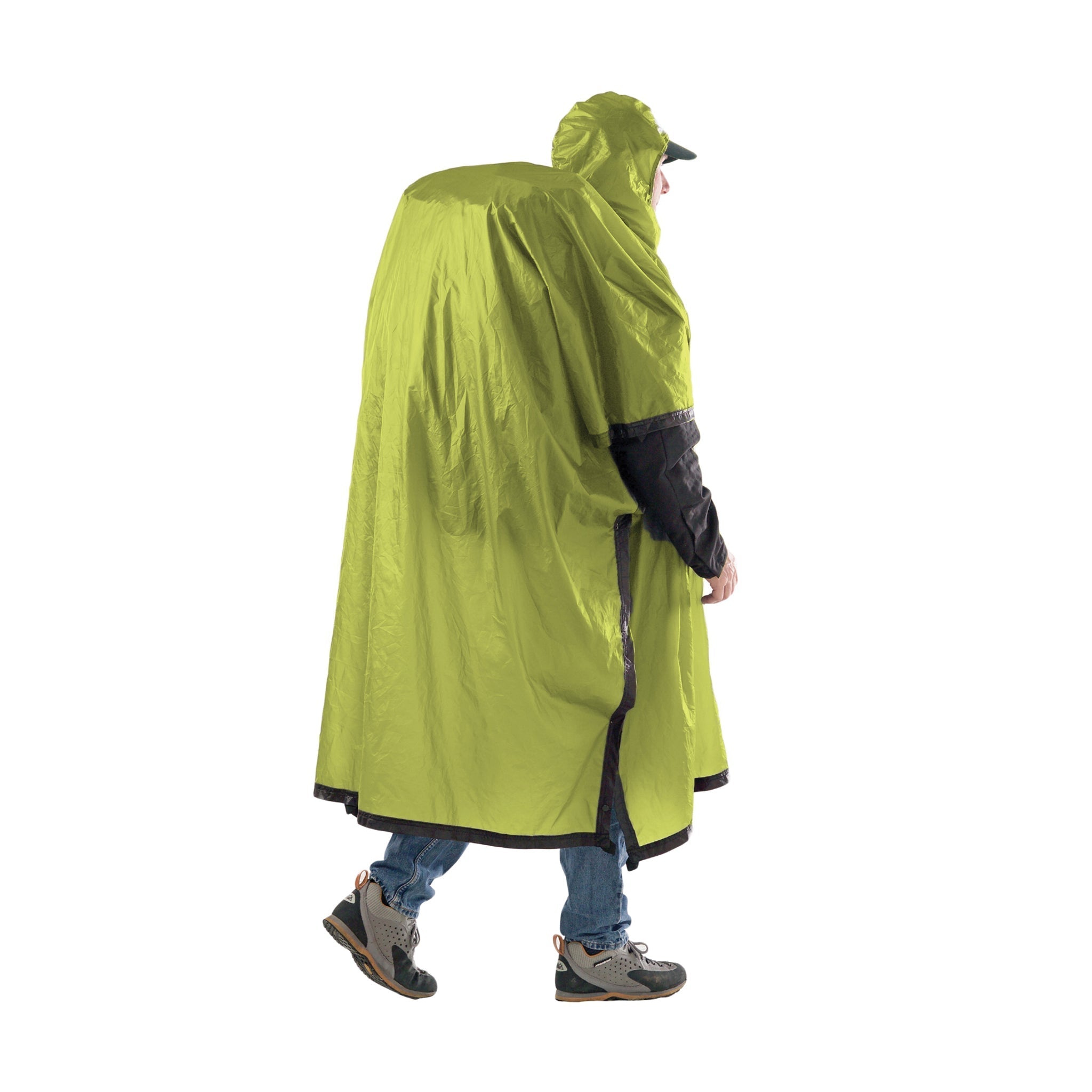 Ultra Sil Nano Rain Poncho _ green _ backpacking